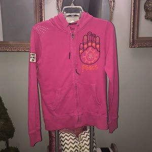 Lucky brand zip up hoodie size medium